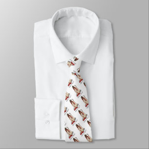 Funny Let's Go! Walk Afghan Hound (Cream) Tie