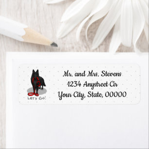 Funny Let's Go! Walk Belgian Sheepdog (black 1)