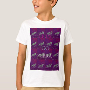 Funny Lets Go Zebra  Hakuna Matata motif Design Co T-Shirt