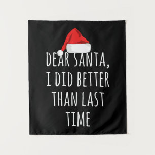 Funny Letter to Santa Christmas gifts Tapestry