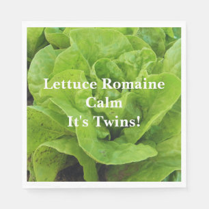 Funny Lettuce Romaine Calm Twin  Napkin
