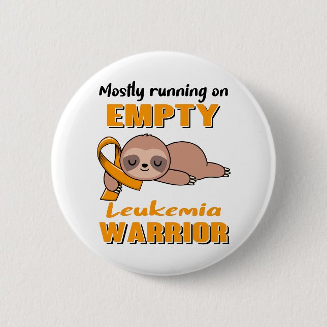Funny Leukaemia Awareness Gifts 6 Cm Round Badge (Front)