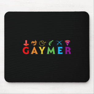 Funny Lgbt Pride Gay Gamer Video Game Lover Mouse Mat