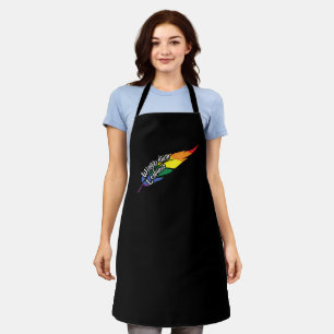 Funny LGBTQ Play On Words Pride Rainbow Apron