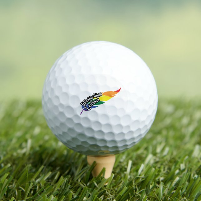 Funny LGBTQ | Play On Words | Pride | Rainbow Golf Balls (Insitu Tee)