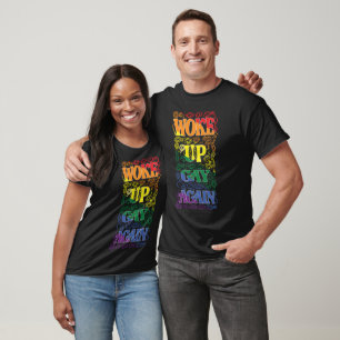 Funny LGBTQ   Woke Up Gay Again   Gay Pride T-Shirt