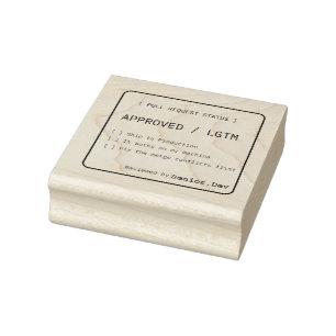 Funny LGTM Code Review Pull Request Custom Stamp