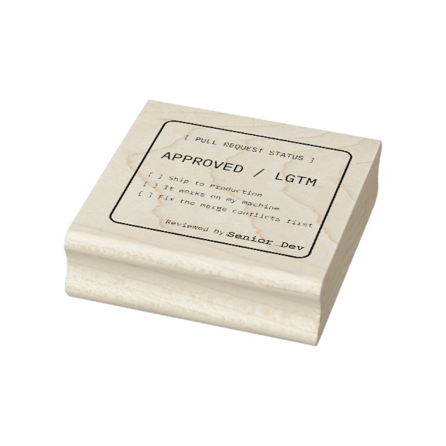 Funny LGTM Code Review Pull Request Custom Stamp (Stamp)