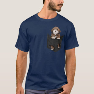 Funny Lhasa Apso in Your Pocket for Lhasa Apso Lov T-Shirt