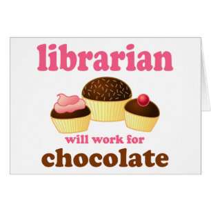 Funny Librarian Card