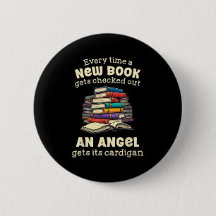 Funny Librarian Quote For Library Nerd  6 Cm Round Badge