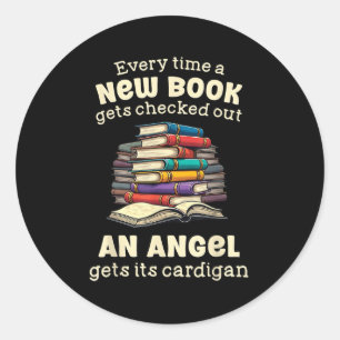 Funny Librarian Quote For Library Nerd Classic Round Sticker
