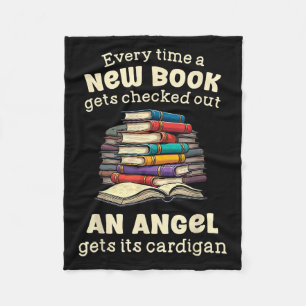 Funny Librarian Quote For Library Nerd  Fleece Blanket