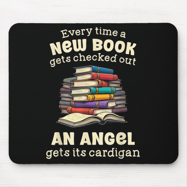 Funny Librarian Quote For Library Nerd  Mouse Mat (Front)