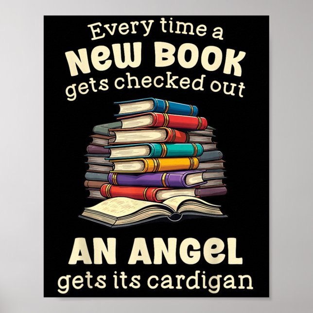 Funny Librarian Quote For Library Nerd  Poster (Front)