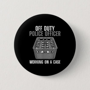 Funny Lice Officer Design For Men Women Cop Lice O 6 Cm Round Badge