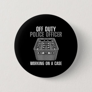 Funny Lice Officer Design For Men Women Cop Lice O 6 Cm Round Badge