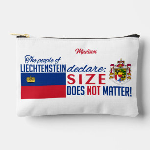 Funny Liechtenstein Custom Name Accessory Pouch