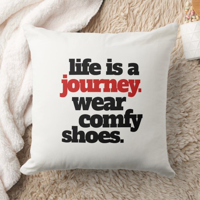 Funny Life is a Journey ... Cushion (Blanket)