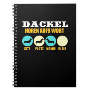 Funny Life With Dachshund Dog Notebook