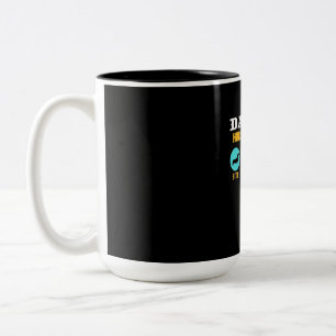 Funny Life With Dachshund Dog Two-Tone Coffee Mug