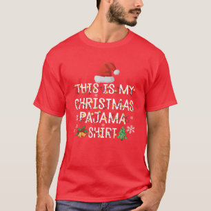 Funny Lights Christmas Pajama Family Matching Pj T T-Shirt