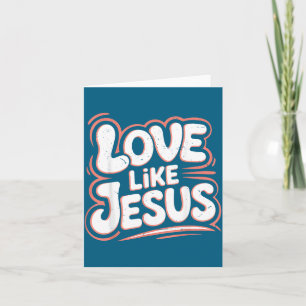 Funny Like Jesus Groovy Christian Toddler Card