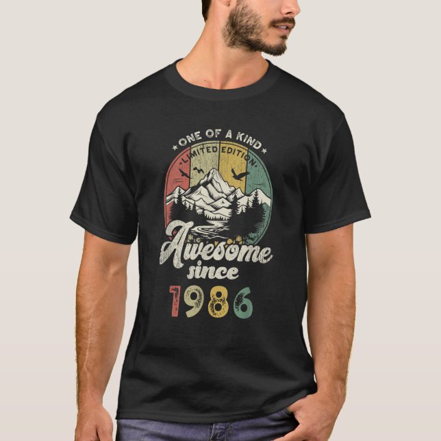 Funny Limited Edition 40 Year Old Birthday Men T-Shirt (Front)