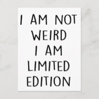 Funny Limited Edition Quote