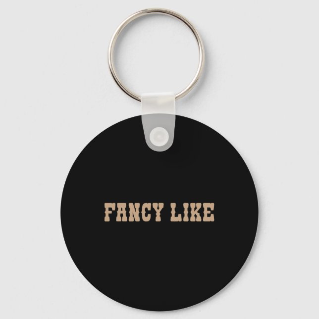 Funny Line Dancing Country Western Fancy Like  Key Ring (Front)