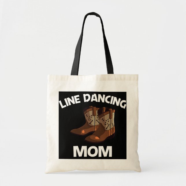 Funny Line Dancing Gift Mum Women Country Line Tote Bag (Front)