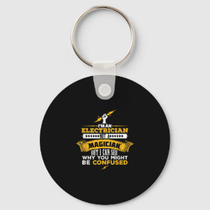 Funny Lineman Gift  An Electrician Key Ring