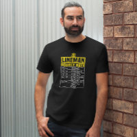 Funny Lineman Hourly Rate 