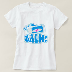 Funny Lip Balm Silly Cartoon Slogan Kissworthy T-Shirt