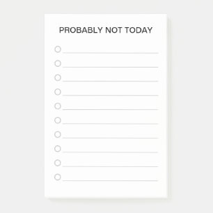 Funny List Maker Post-it Notes