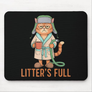 Funny Litter’s Full Cat Parody Cute Cat Lover Chri Mouse Mat