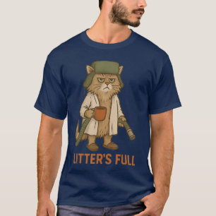 Funny Litters Full Cat funny T-Shirt