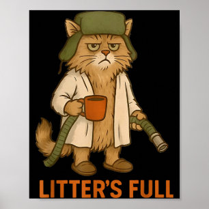 Funny Litter's Full Cat Poster