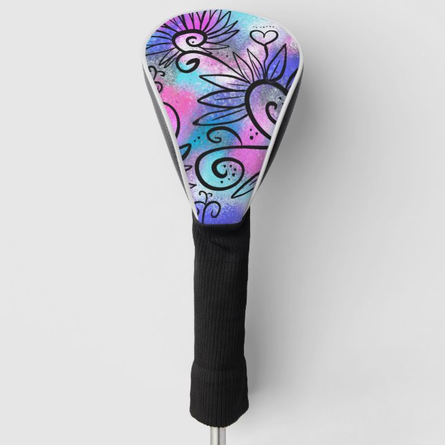 Funny little bird golf head cover (Front)