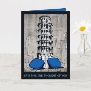 Funny Little Blue Pill Birthday Card