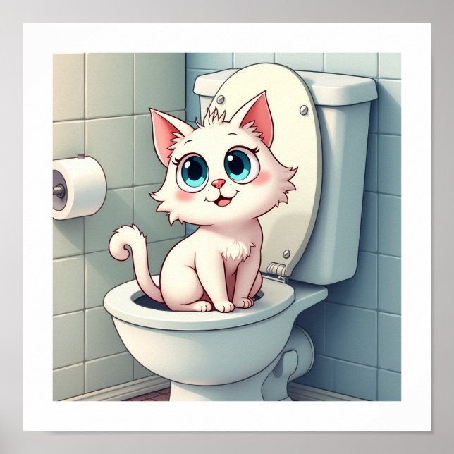 Funny little cat poster (Front)