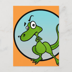 FUNNY LITTLE DINOSAUR POSTCARD