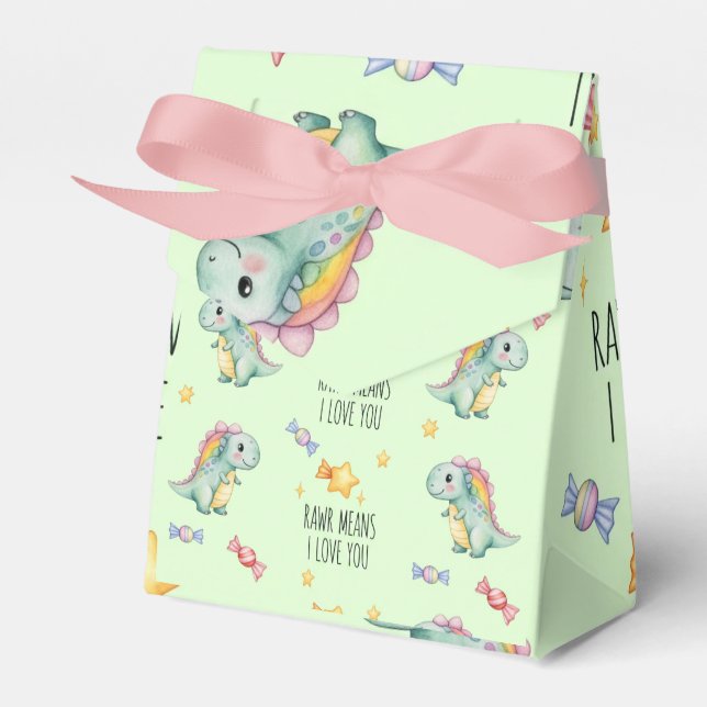  Funny little dinosaurs by Natasha Us   Favour Box (Front Side)