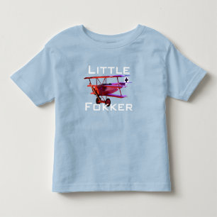 Funny "Little Fokker" Triplane Toddler T-Shirt