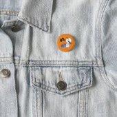 Funny Little Ghosts. Halloween Gift  3 Cm Round Badge (In Situ)
