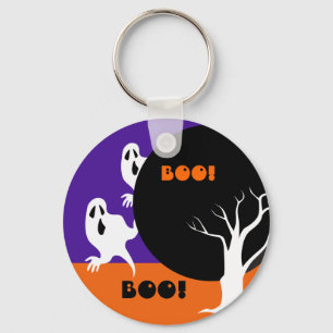Funny little ghosts Halloween Gift Key Ring