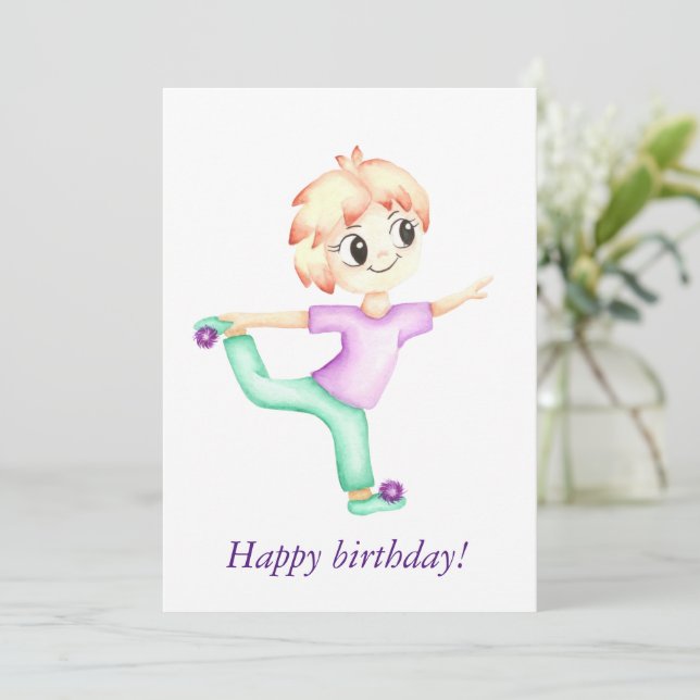 Funny little ginger boy sportsman (Standing Front)