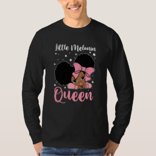 Funny Little Girl Melanin Black History Magic Tod T-Shirt