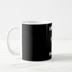 Funny Live Laugh Play Pickleball Coffee Mug