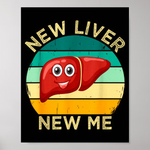 Funny Liver Transplant Survivor Disease Artwork Poster